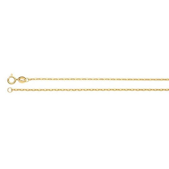 1.4mm Diamond-Cut Anchor Chain 16" 18" 20" - 14k Yellow Gold