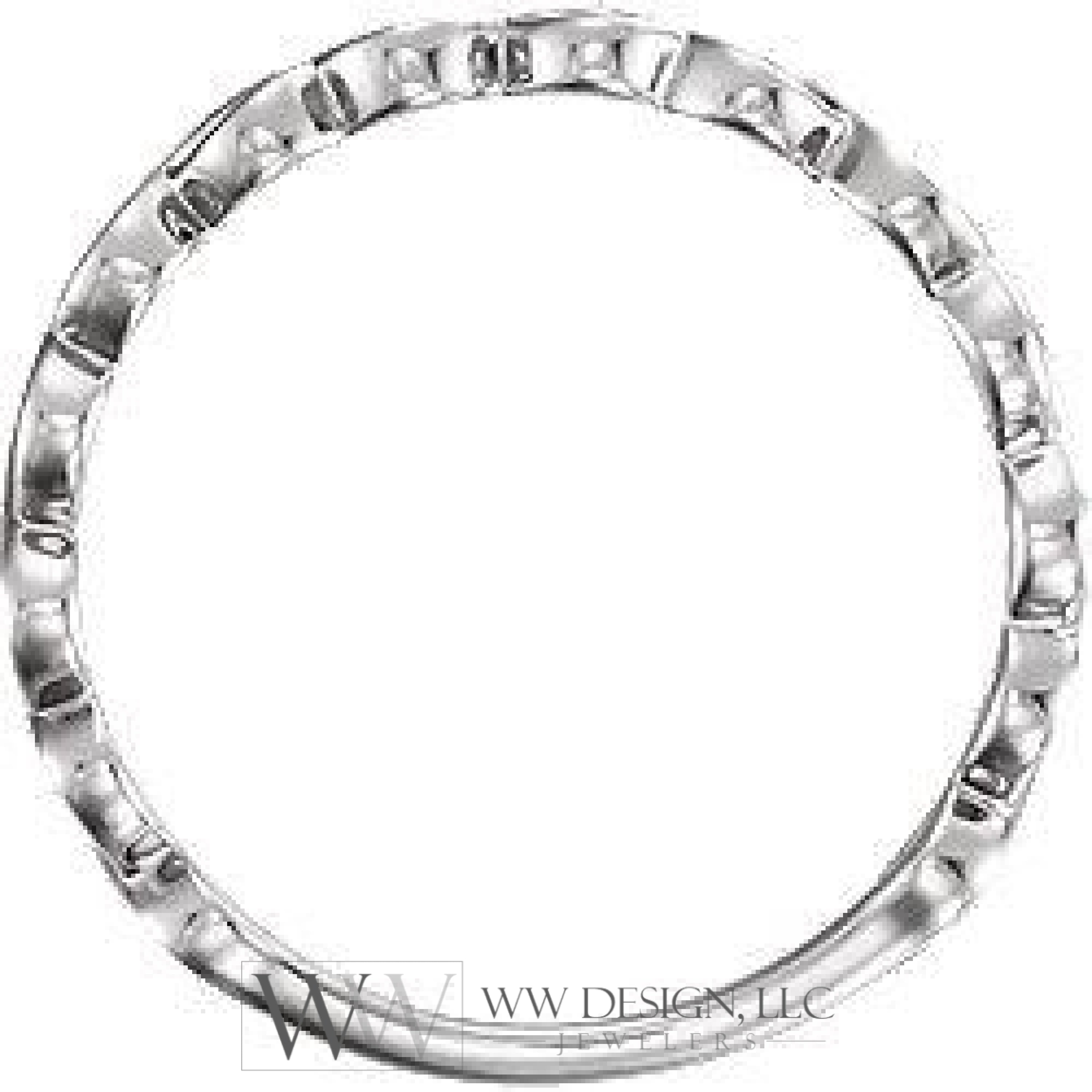 Infinity-Inspired Ring - 14k Gold (Y, W or R), Platinum, Sterling Silver