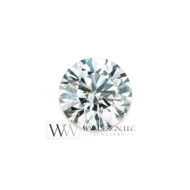 DIAMOND Engagement Ring Genuine F-H VS 0.5ct 5.2mm 14k Gold (Y, W, R) 18k Gold, Platinum Round Diamond Solitaire Engagement Promise Ring