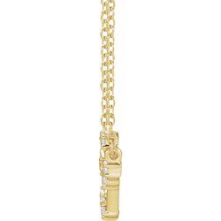 1/8 CTW Diamond Cancer 16-18" Zodiac Constellation Necklace - 14k Gold (Y, W or R) - wwdesignjewelers.com