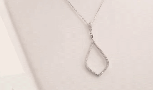 14K Gold 1/4 CTW Diamond 18" Necklace - 14k White, Rose or Yellow Gold - WW Design, LLC