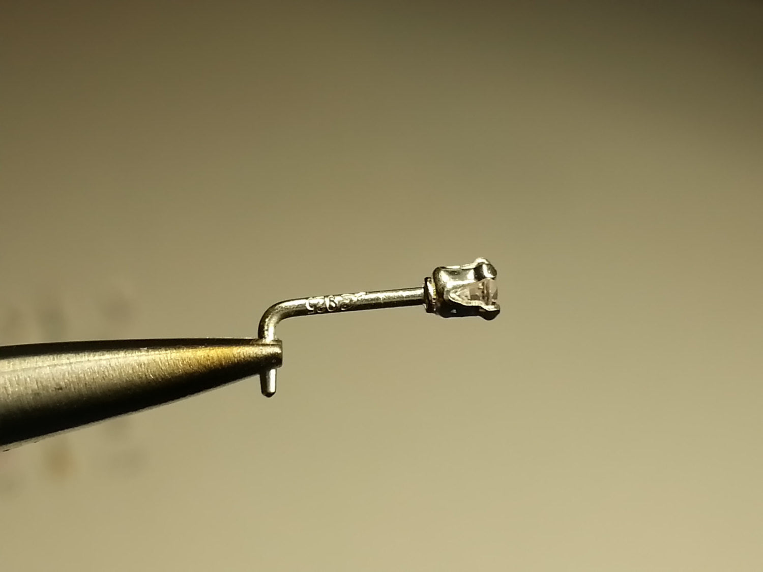 Nose Stud Post - SAPPHIRE 2mm AAA-Grade (Best!) Genuine Natural Facetted Stone Sterling Silver or 14k Gold Filled Helix, Tragus Cartilage