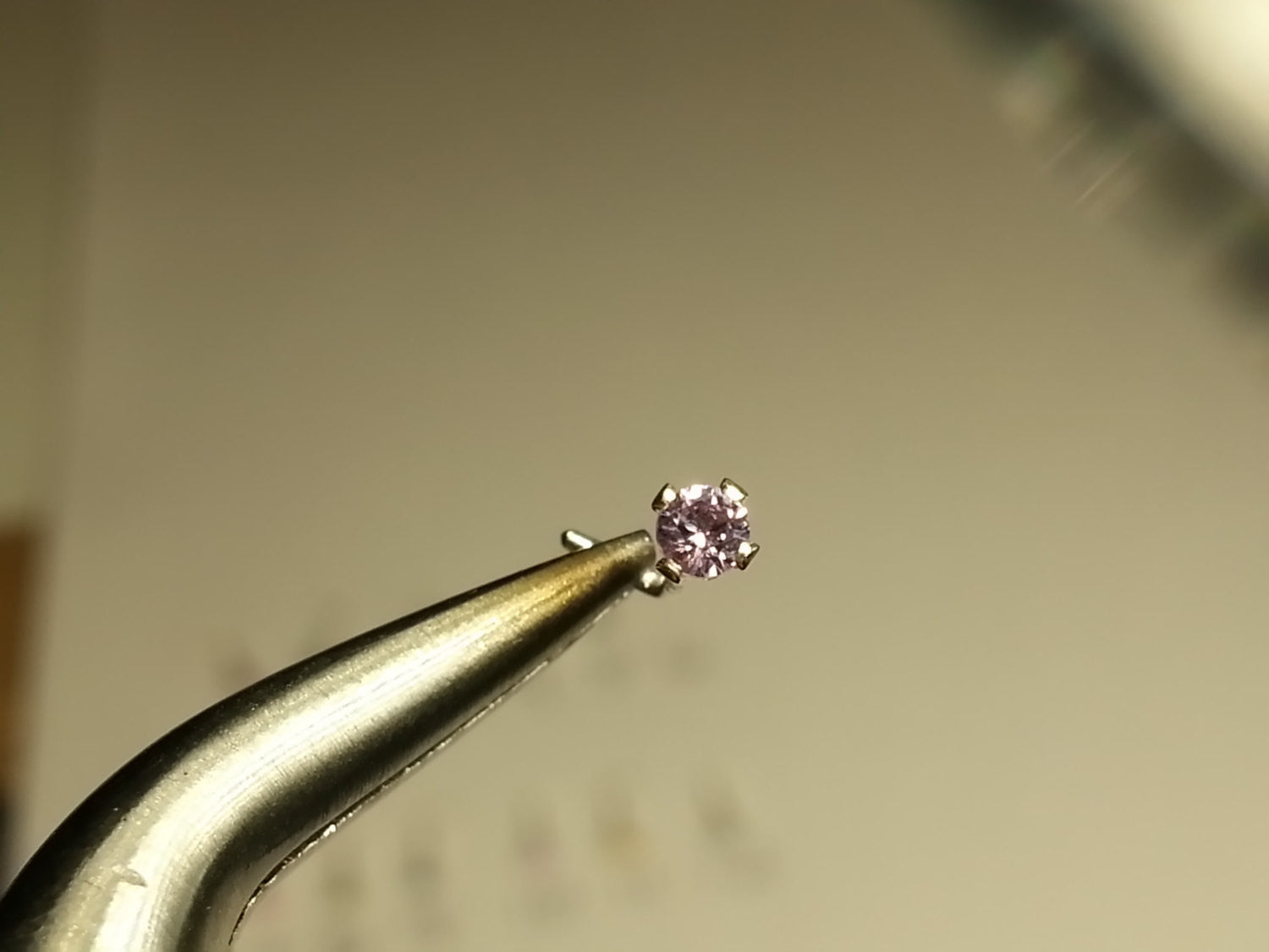 Nose Stud Post Birthstone 2mm Lab Created Faceted Stone Sterling Silver, Gold Fill, Helix, Tragus, Cartilage Topaz, Blue Zircon, Garnet, etc