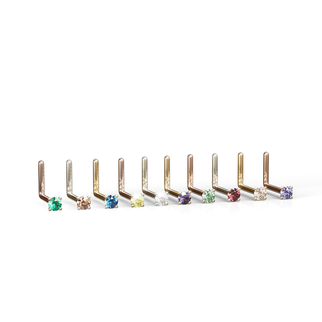 WW Design, LLC - Single Studs - Nose, Tragus, Helix (Cartilage), etc.