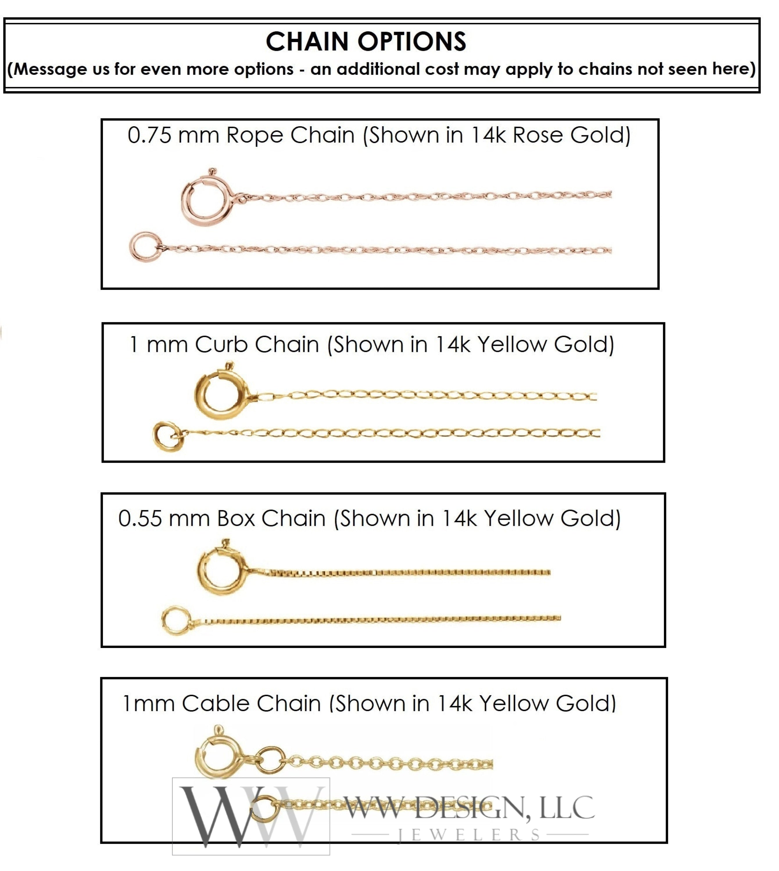 0.03 Ct Long Skinny Cross Pendant Necklace With Natural Diamond Center 28X18Mm - 14K Solid Yellow