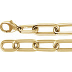 1.5 CTW Lab-Grown Diamond Paperclip-Style 7" Bracelet - 14k Gold (Y, R or W)