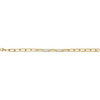 1.5 CTW Lab-Grown Diamond Paperclip-Style 7" Bracelet - 14k Gold (Y, R or W)