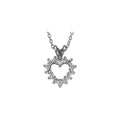 Platinum 1/5 CTW Natural Diamond Heart Pendant