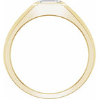 1 CT Lab-Grown Diamond Ring - 14k Yellow or White Gold