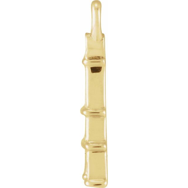 .006 CT Natural Diamond Paris Eiffel Tower Dangle Charm - 14k Gold (Y, W, R)