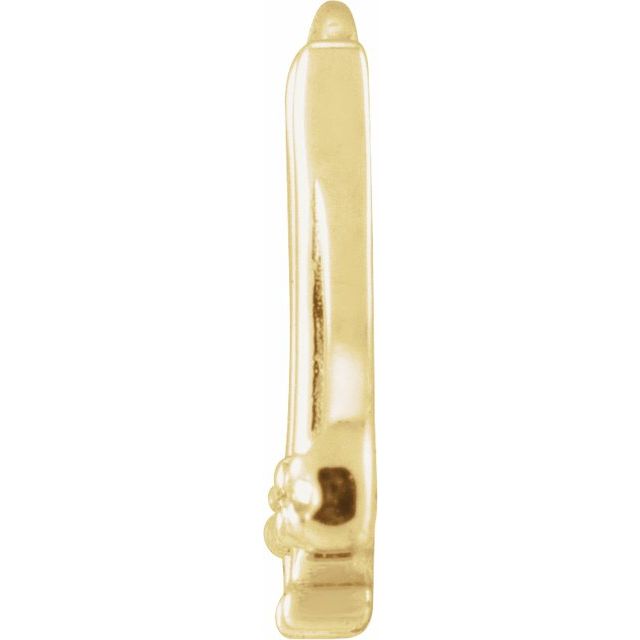 .025 CTW Natural Diamond Golden Gate Bridge Dangle Charm - 14k Gold (Y, W, R)
