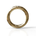 12 Gauge Seamless Ring Hoop - 14k, 18k Gold (Y, W or R), Platinum or Fine Silver