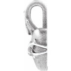 14K White Sacred Heart Pendant