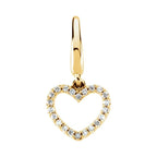 14K Yellow .08 CTW Natural Diamond Heart Charm/Pendant
