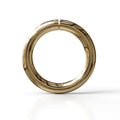 14 Gauge Seamless Ring Hoop - 14k, 18k Gold (Y, W or R), Platinum or Sterling Silver