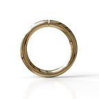 16 Gauge Seamless Ring Hoop - 14k, 18k, 22k or 24k Gold (Y, W or R), Platinum or Sterling Silver