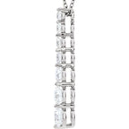 1 Ctw Journey Graduated Drop Diamond Necklace - 14K Gold (Y Or W) Earrings
