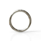 18 Gauge Seamless Ring Hoop - 14k, 18k Gold (Y, W or R), Platinum or Sterling Silver