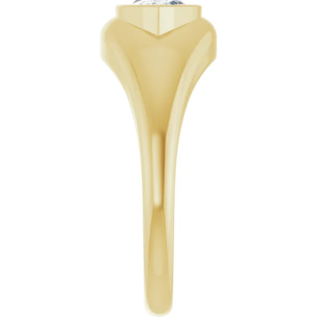 1 CTW Natural or Lab-Created Diamond Marquise - 14k Gold (Y, R or W) or Platinum