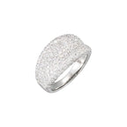 14K White 1 1/5 CTW Natural Diamond Pavé-Style Ring