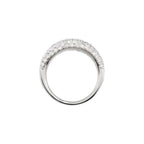 14K White 1 1/5 CTW Natural Diamond Pavé-Style Ring