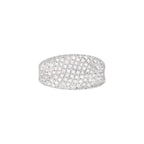 14K White 1 1/5 CTW Natural Diamond Pavé-Style Ring