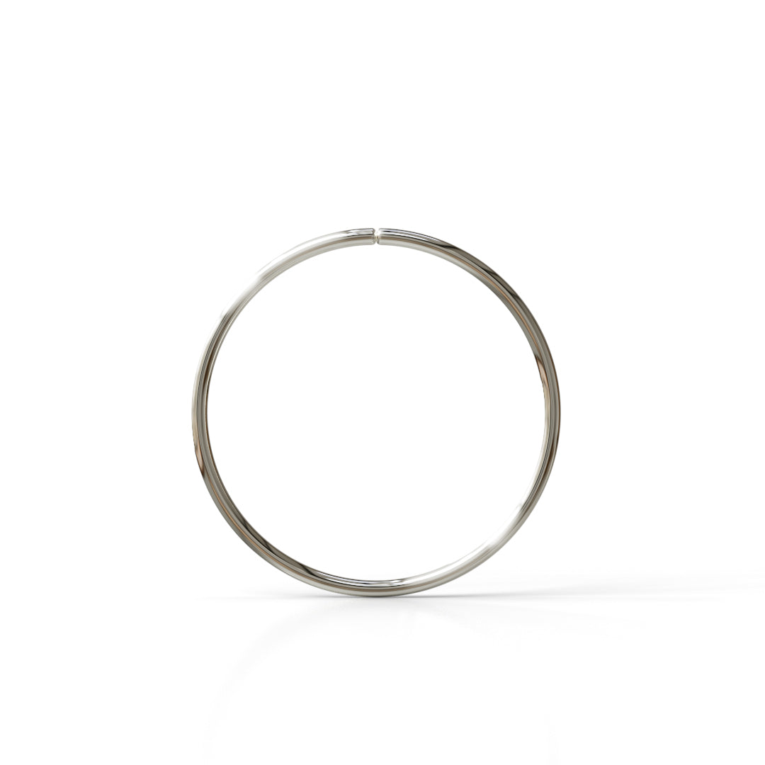 26 Gauge Seamless Ring Hoop - 14k, 18k Gold (Y, W or R), Platinum or Sterling Silver