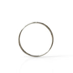 26 Gauge Seamless Ring Hoop - 14k, 18k Gold (Y, W or R), Platinum or Sterling Silver