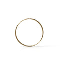 28 Gauge Seamless Ring Hoop - 14k, 18k Gold (Y, W or R), Platinum or Sterling Silver
