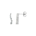1/2 Ctw Journey Graduated Drop Diamond Earrings - 14K Gold (Y Or W)