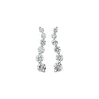 1/2 Ctw Journey Graduated Drop Diamond Earrings - 14K Gold (Y Or W)