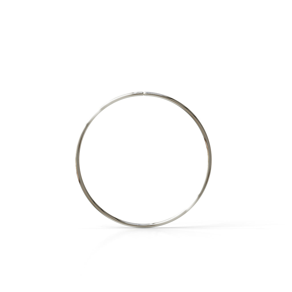 30 Gauge Seamless Ring Hoop - 14k, 18k Gold (Y, W or R), Platinum or Sterling Silver