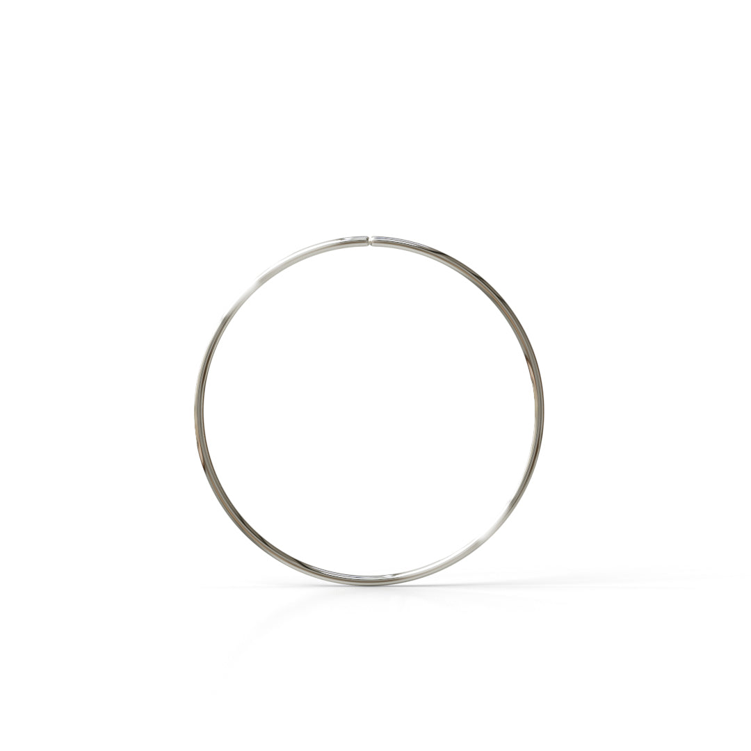 30 Gauge Seamless Ring Hoop - 14k, 18k Gold (Y, W or R), Platinum or Sterling Silver