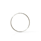 30 Gauge Seamless Ring Hoop - 14k, 18k Gold (Y, W or R), Platinum or Sterling Silver