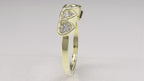 0.75ctw Diamond 5 Heart Ring - 14k, 18k (Y, W, or R), Platinum, Palladium