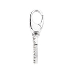 14K White .08 CTW Natural Diamond Heart Charm/Pendant