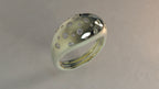 Polka Dot Diamond Dome Ring Untreated Vs F Genuine Diamonds - 14K 18K (Yellow White Rose) Platinum