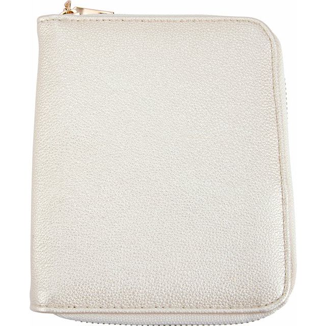 Leatherette Jewelry Travel Case - Silver, Black, Pink, Cream