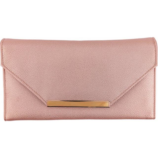 Leatherette Jewelry Clutch - Pink, Black, Cream or Silver