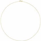 0.55mm Box Chain Bracelet or Necklace - 14k Gold (Y, R, W), or Sterling Silver