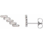 14K Yellow 1/4 CTW Natural Diamonds Ear Climber