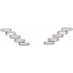 14K Yellow 1/4 CTW Natural Diamonds Ear Climber