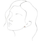14K White 1/10 CTW Natural Diamond Celtic-Inspired Trinity Earrings