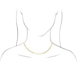 3.85 mm Thin Elongated Flat Link Paperclip Chain - 14k Gold (Y, W, or R), or Sterling Silver - wwdesignjewelers.com