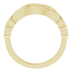 Men's Celtic Ring - 14k Gold (Y, W, R), Platinum, Sterling Silver