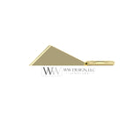 Pyramid Charm - 14k Yellow Gold