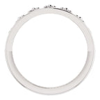 Stackable Crown Ring - Sterling Silver, 14k Gold (Y, W or R), Platinum
