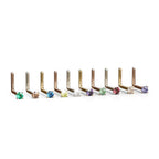 Birthstone 2mm Nose Stud - Lab Created Gemstone - Gold or Platinum - Nose, Helix, Tragus, Lobe or Cartilage - Topaz, Blue Zircon, Garnet, etc