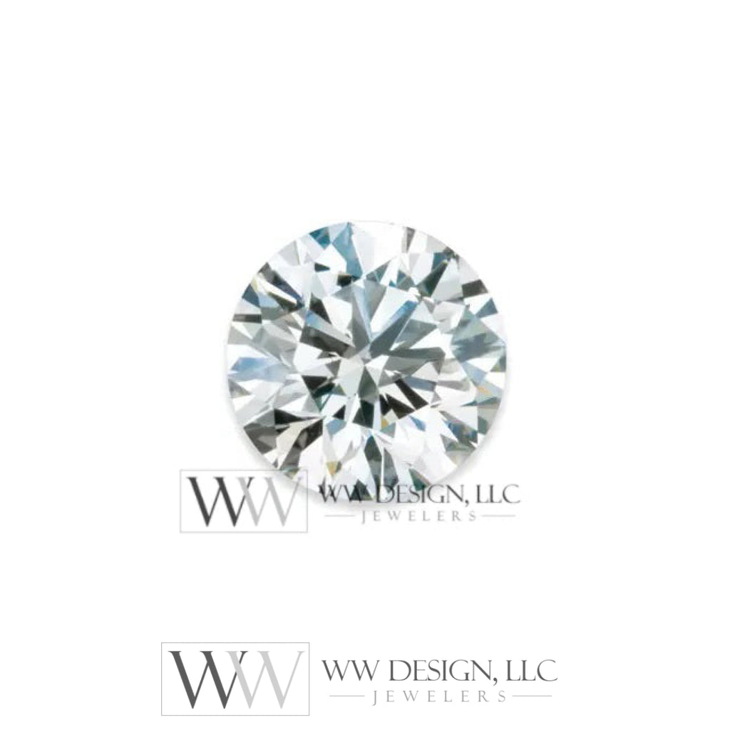  DIAMOND Engagement Ring Genuine F-H VS 0.5ct 5.2mm 14k Gold (Y, W, R) 18k Gold, Platinum Round Diamond Solitaire Engagement Promise Ring