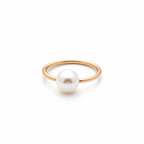 Captive Bead Ring CBR w/ Swarovski Crystal Pearl - 14 ga Hoop - 14k Gold or Platinum